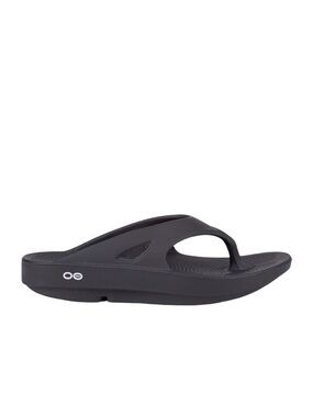 OOFOS Sandals OOriginal  Recovery Flip Flop Thong in Black Size EU 39 Women’s 8